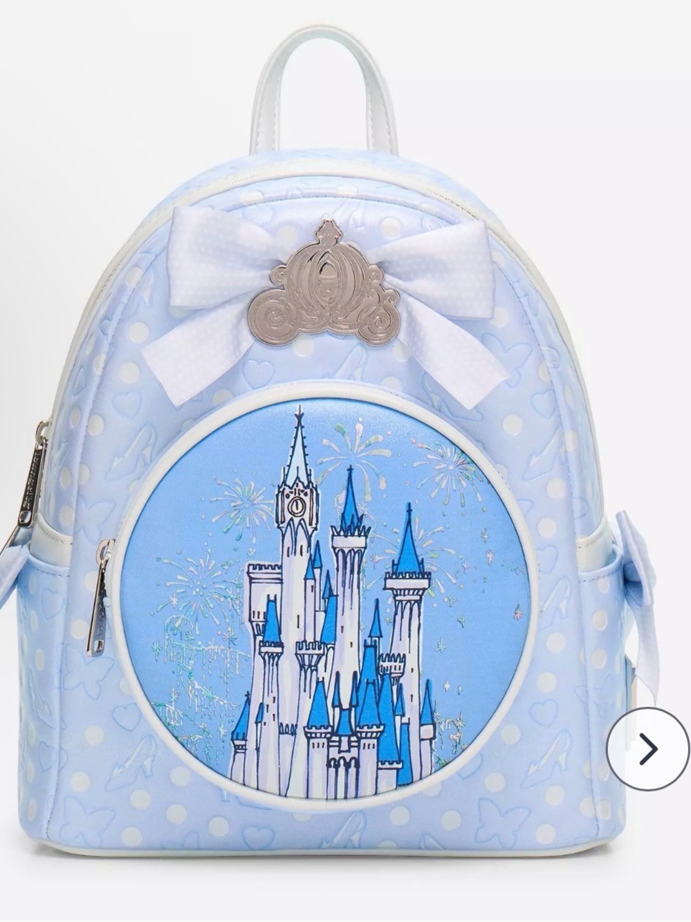 Loungefly x BoxLunch Disney Cinderella Castle Mini Backpack (NWT)